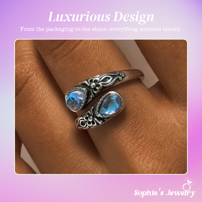 Celina | Moonlit Charm | Silver Ring