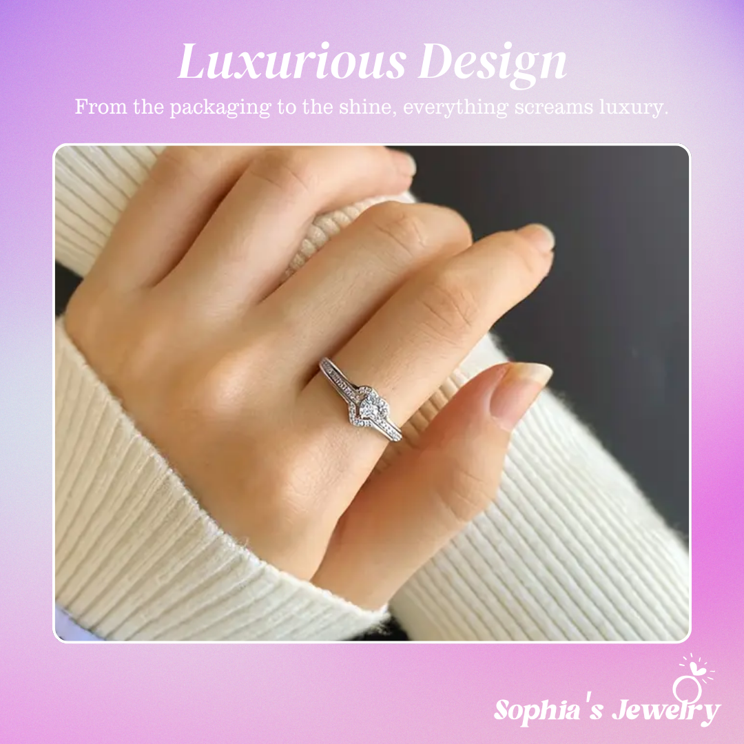 Runa | Heartshine Whisper | Silver Ring