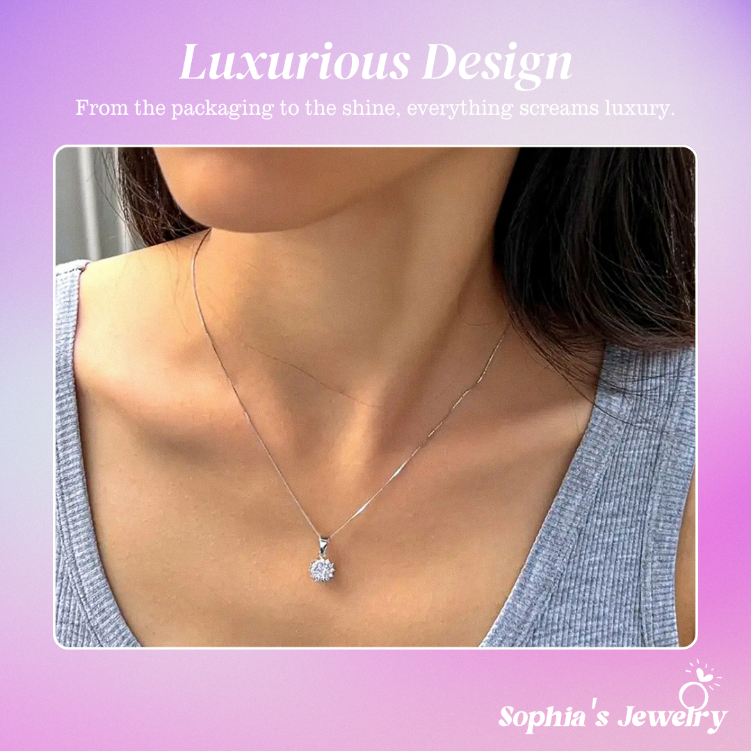 Patricia | Flower-Shaped Zirconia | Silver Jewelry Set