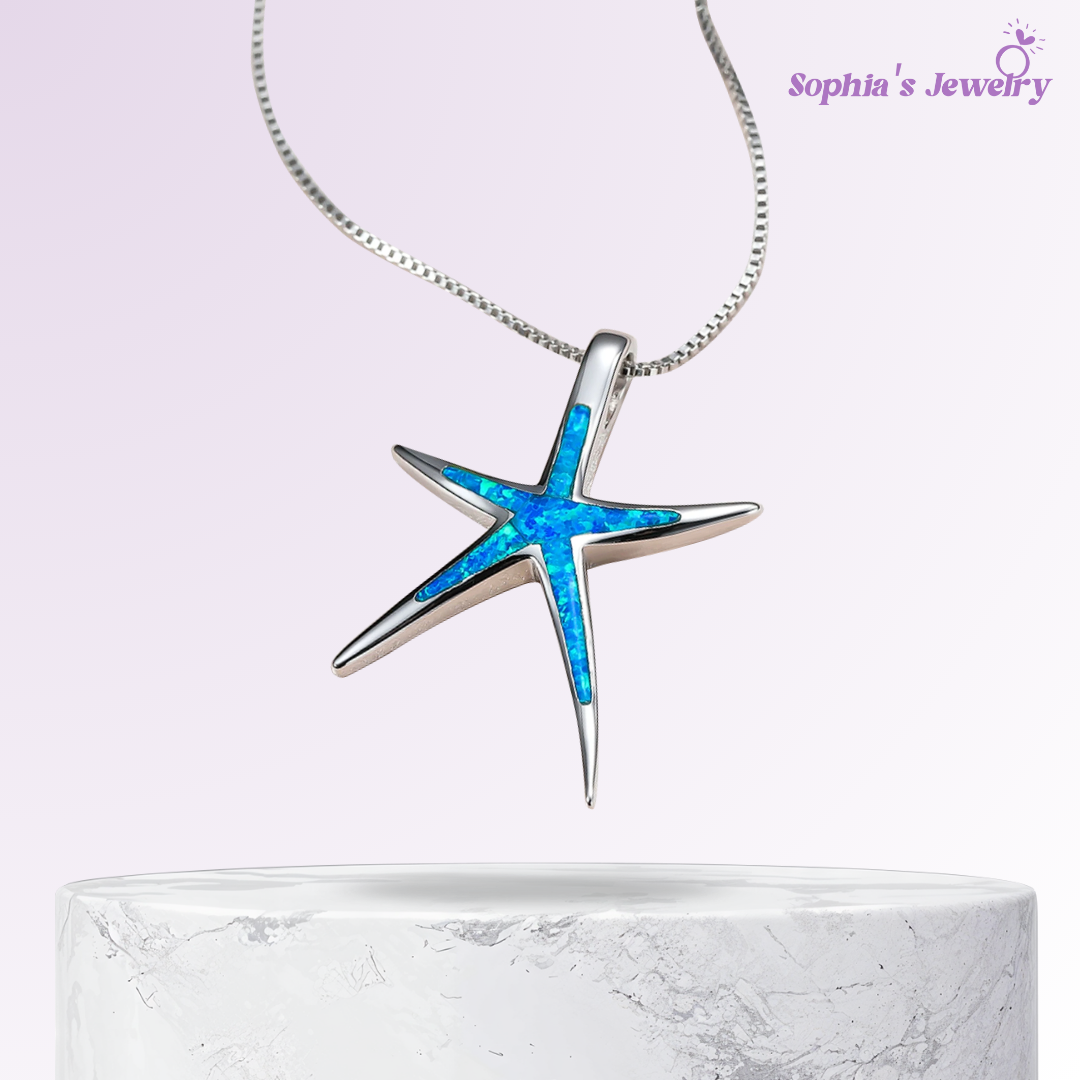 Ophelia | StarFish Charm | Silver Necklace