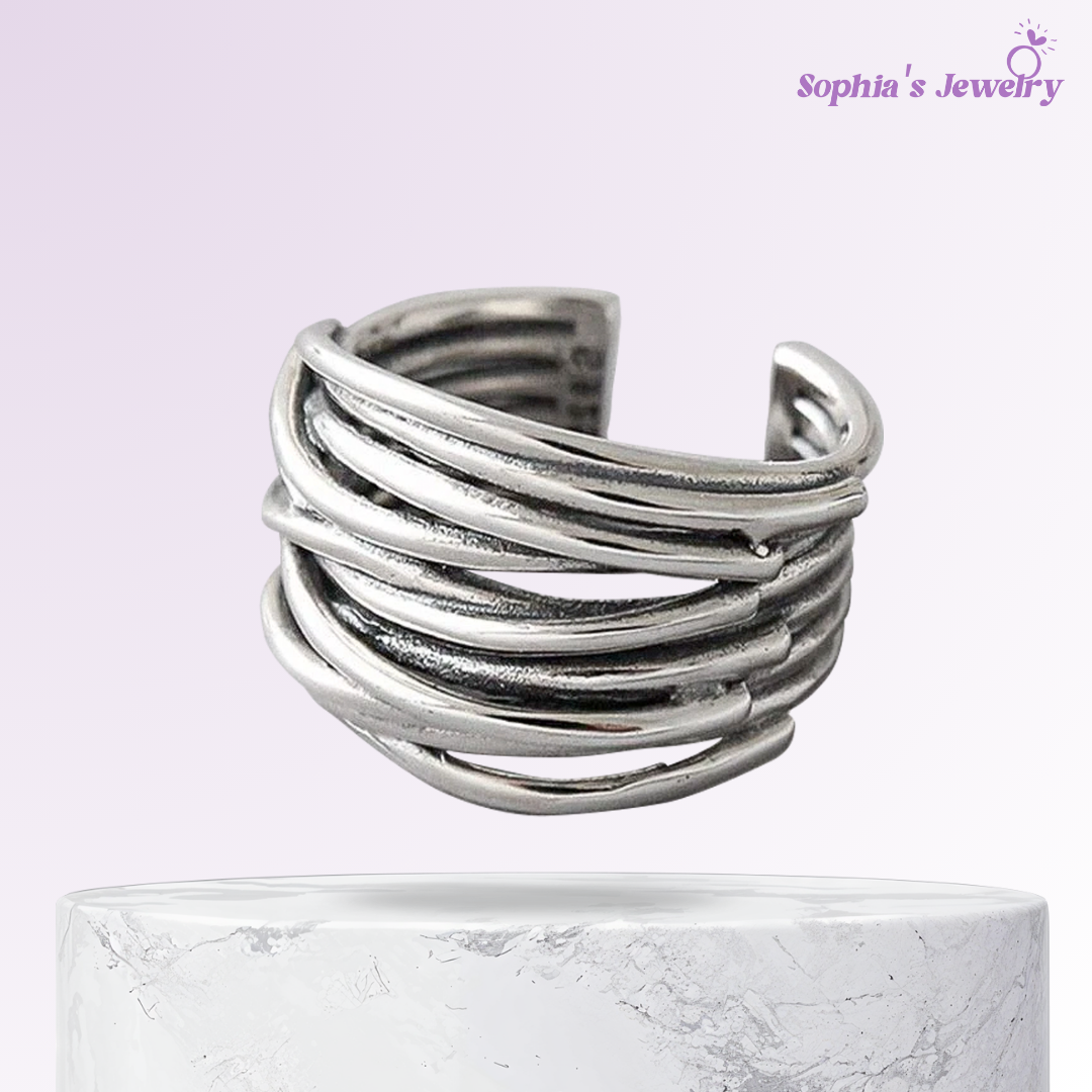 Zaria | Luxe Adjustable | Silver Ring