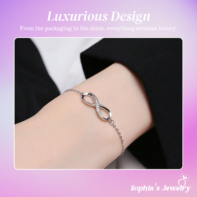 Anastasia | Eterna Infinity | Silver Bracelet