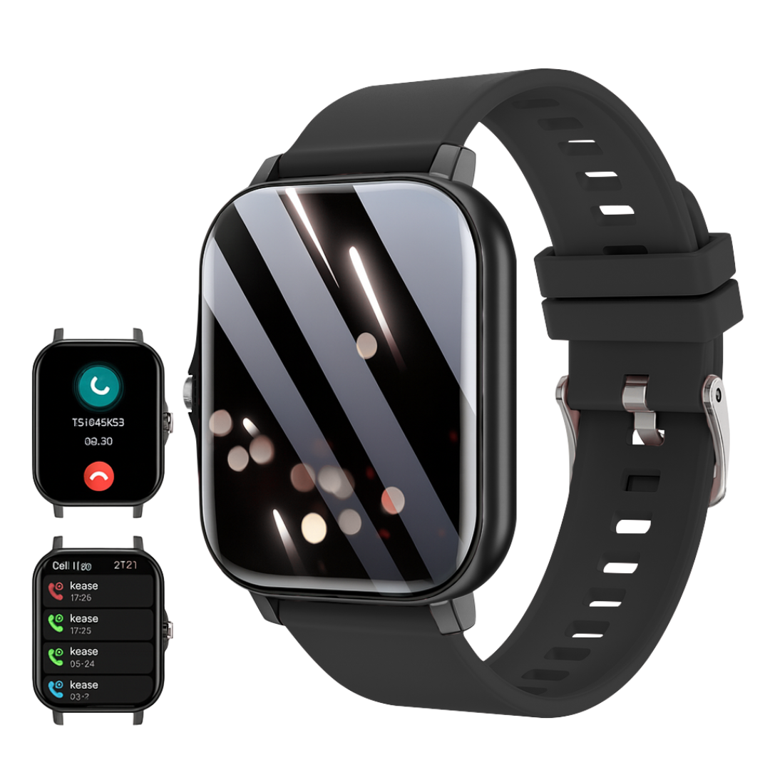 Lunara | Ultra-Thin Smartwatch with Wireless Calling & Sports Tracking