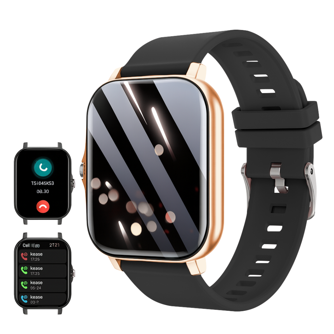 Lunara | Ultra-Thin Smartwatch with Wireless Calling & Sports Tracking