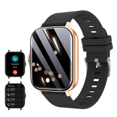 Lunara | Ultra-Thin Smartwatch with Wireless Calling & Sports Tracking