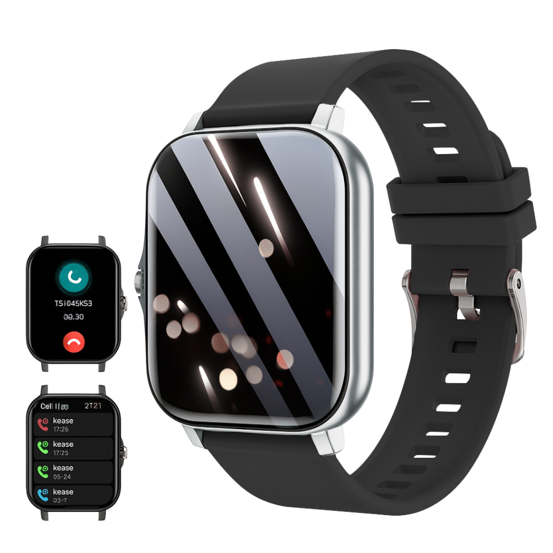 Lunara | Ultra-Thin Smartwatch with Wireless Calling & Sports Tracking
