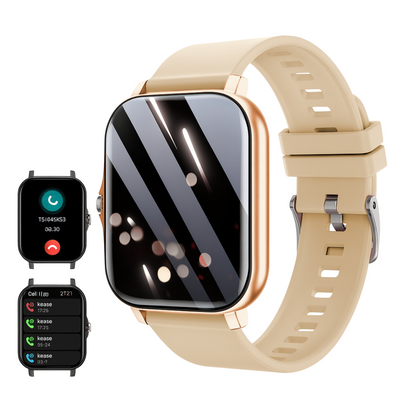 Lunara | Ultra-Thin Smartwatch with Wireless Calling & Sports Tracking