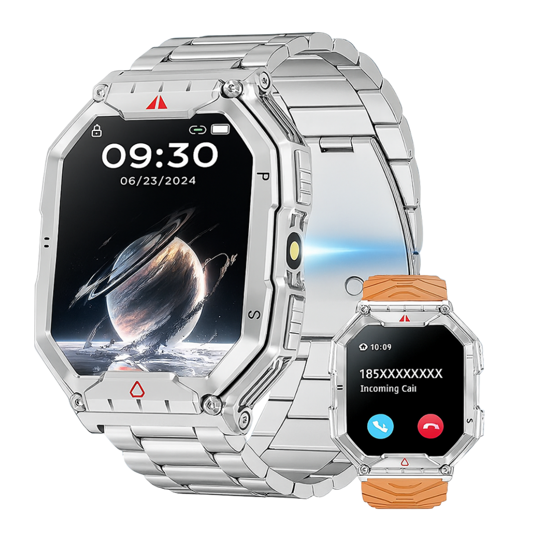 Orvella | Ultra-Bright Smartwatch with Flashlight