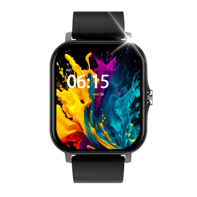 Kaela | Unisex Smartwatch with Glitter Detail & Wireless Calling