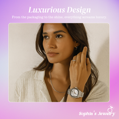 Adrianna | Sparkling Quartz Women’s Timepiece