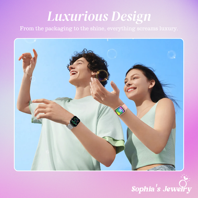 Serena | Smartwatch with Full Touchscreen and Fitness Tracking