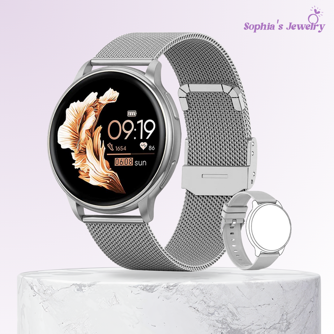 Selene | Advanced Bluetooth 5.3 Smartwatch with Health & Fitness Tracking