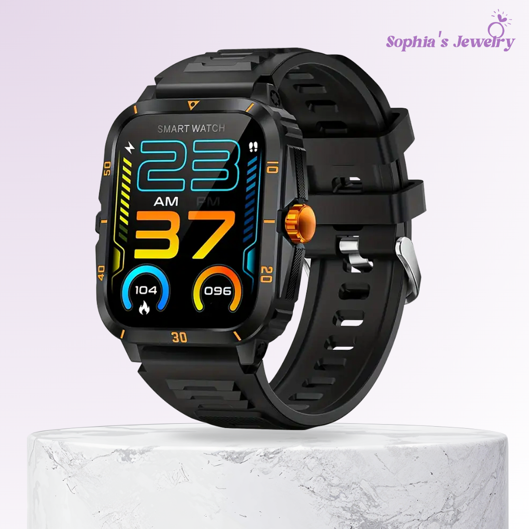 Zyra | Waterproof Smartwatch with Voice Assistant & Call Control