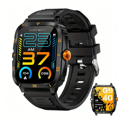Zyra | Waterproof Smartwatch with Voice Assistant & Call Control