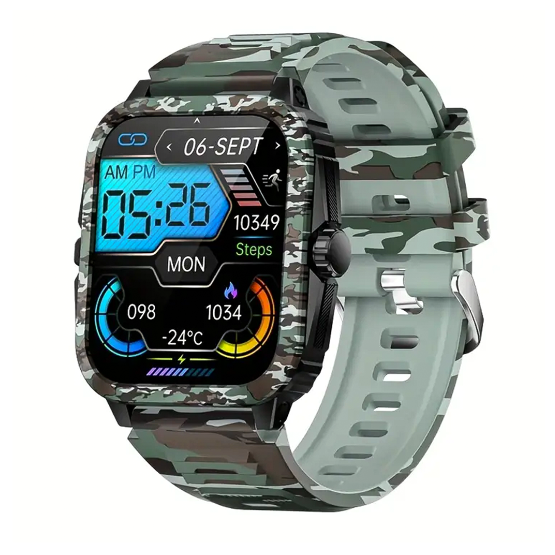 Zyra | Waterproof Smartwatch with Voice Assistant & Call Control