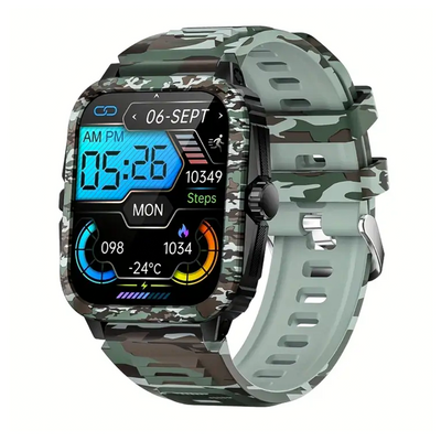 Zyra | Waterproof Smartwatch with Voice Assistant & Call Control