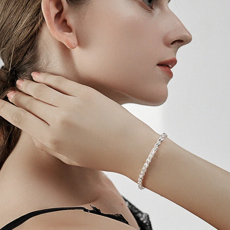 Aliana |  Sparkling Phoenix Star | Silver Bracelet