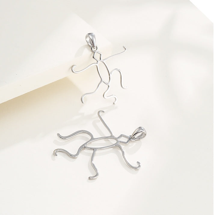 Gemma | Elegant Claw Setting  | Silver Pendant